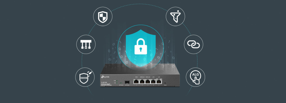 TP-LINK TL-ER7206 SAFESTREAM GIGABIT MULTI-WAN VPN ROUTER