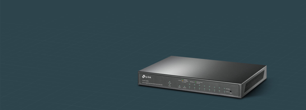 TP-LINK TL-SG1210MPE SWITCH 10X GIGABIT-ANSCHLÜSSE, 8X POE , 1X SFP