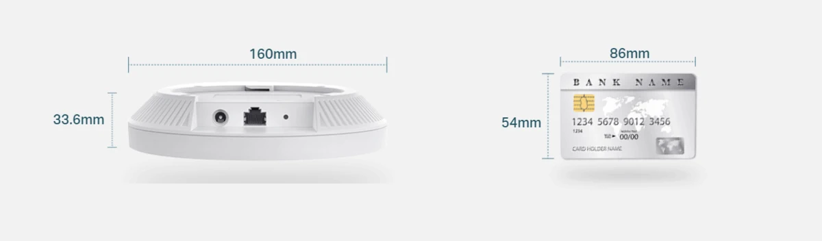 TP-LINK EAP610 WIRELESS AX1800 ACCESSPOINT GIGABIT POE+ batna24