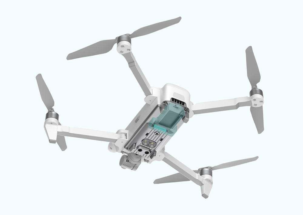 FIMI X8 SE 2022 V2 DRONE módulo de queda padrão e megafone batna24