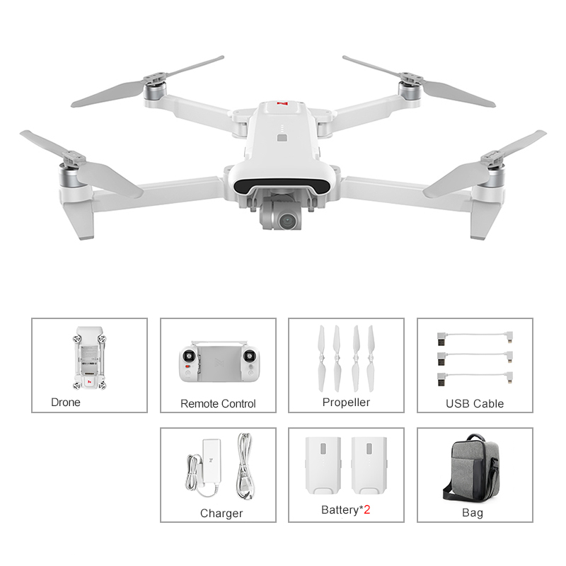 FIMI X8 SE 2022 V2 DRONE COMBO conteúdo do kit batna24