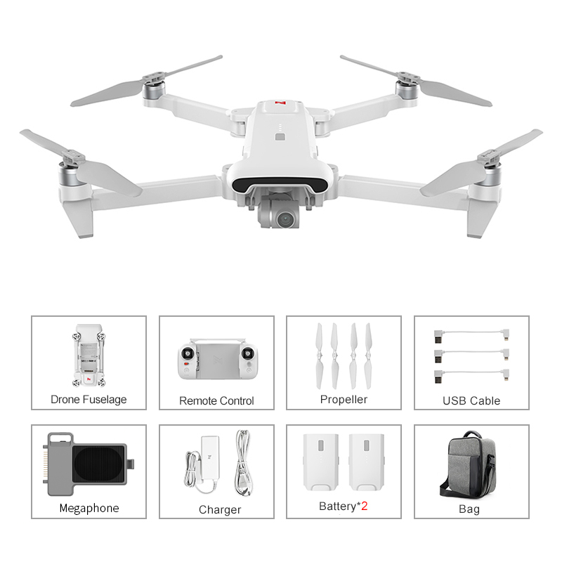 FIMI X8 SE 2022 V2 DRONE COMBO contenido del kit batna24