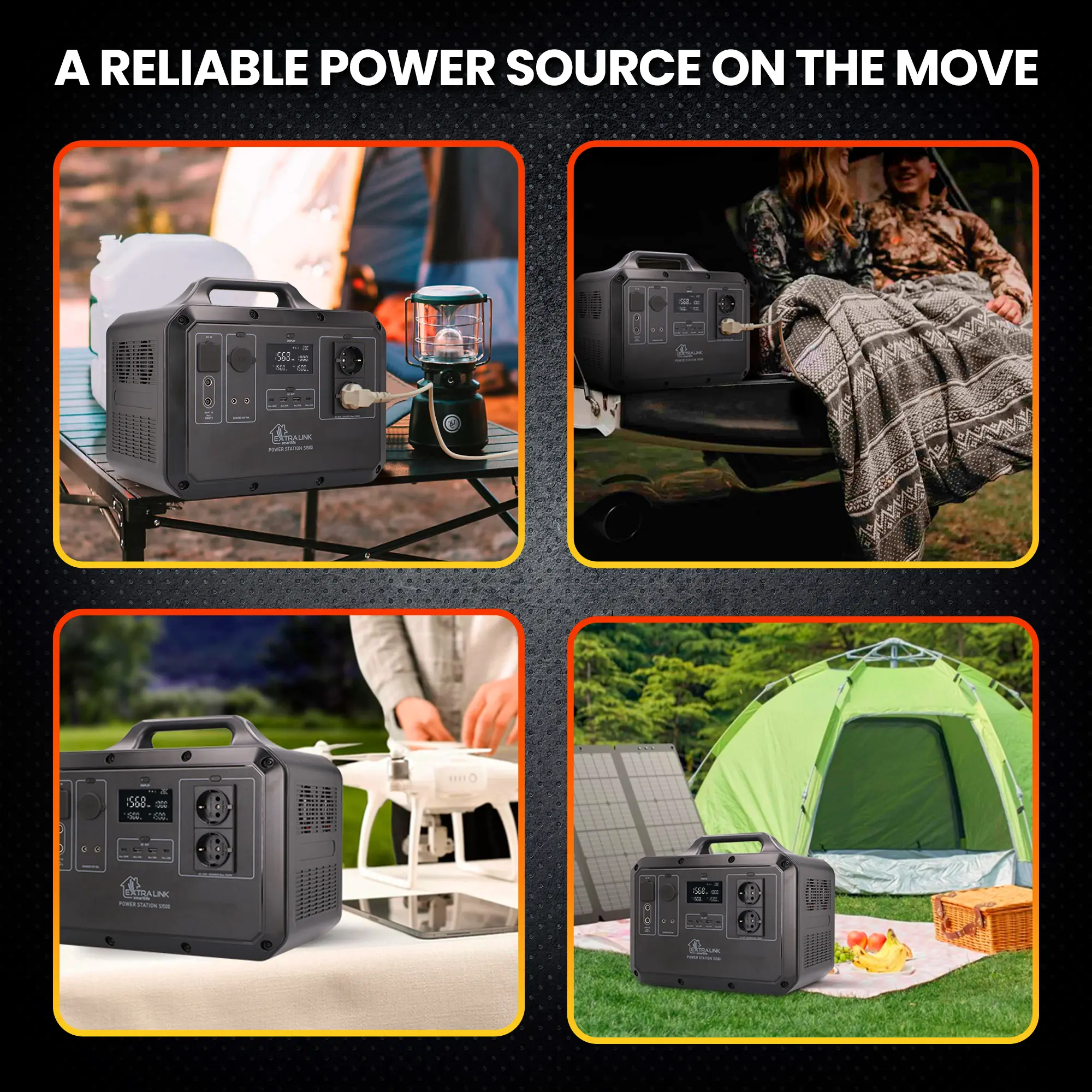 ELEKTRÁRNA EXTRALINK EPS-S1500S 1702 WH