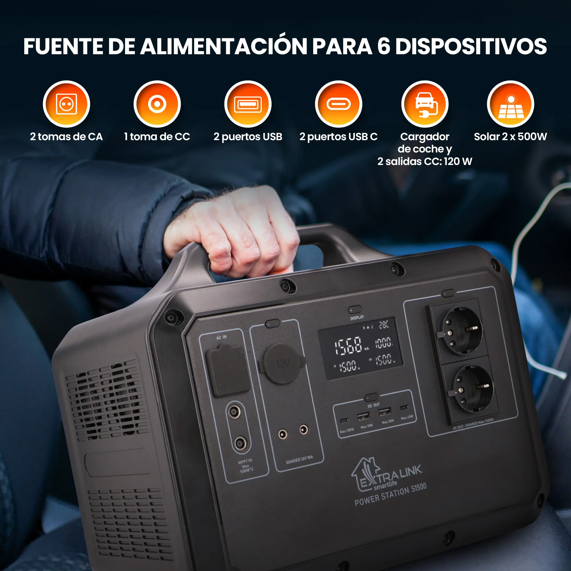 CENTRAL EXTRALINK EPS-S1500F 1568 WH