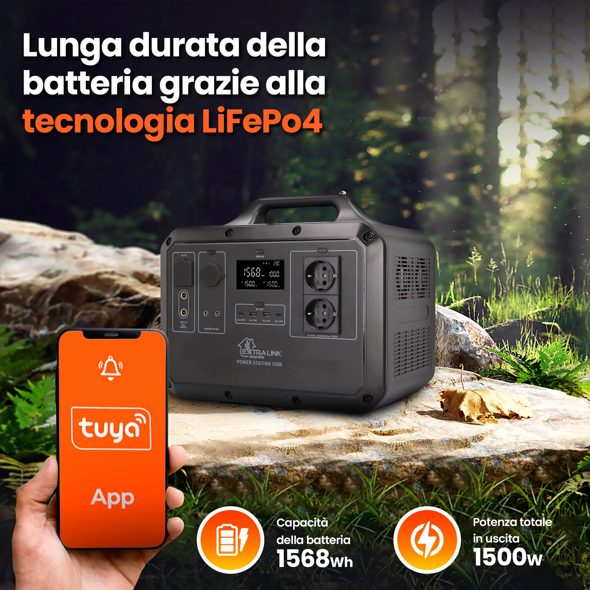 EXTRALINK EPS-S1000S 1021 WH POWER STATION