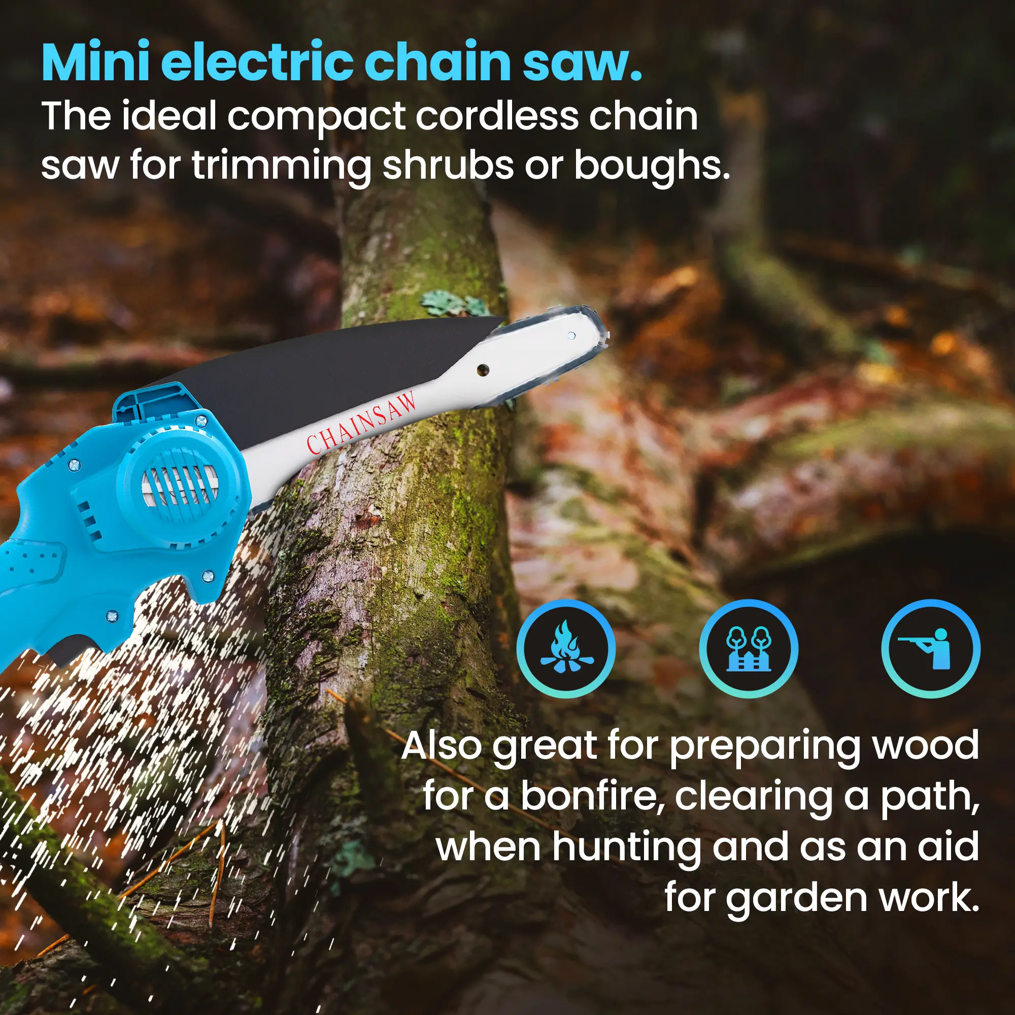 EXTRALINK ELECTRIC 6 INCH CHAIN SAW TM-107 batna24