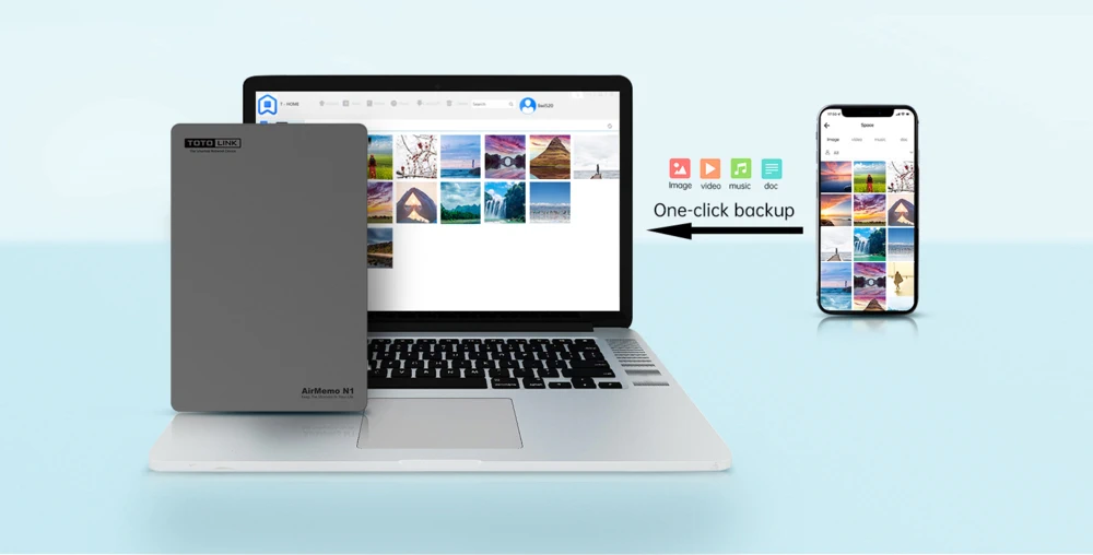 TOTOLINK AIRMEMO N1 NAS, SMART HOME DATA SERVER batna24