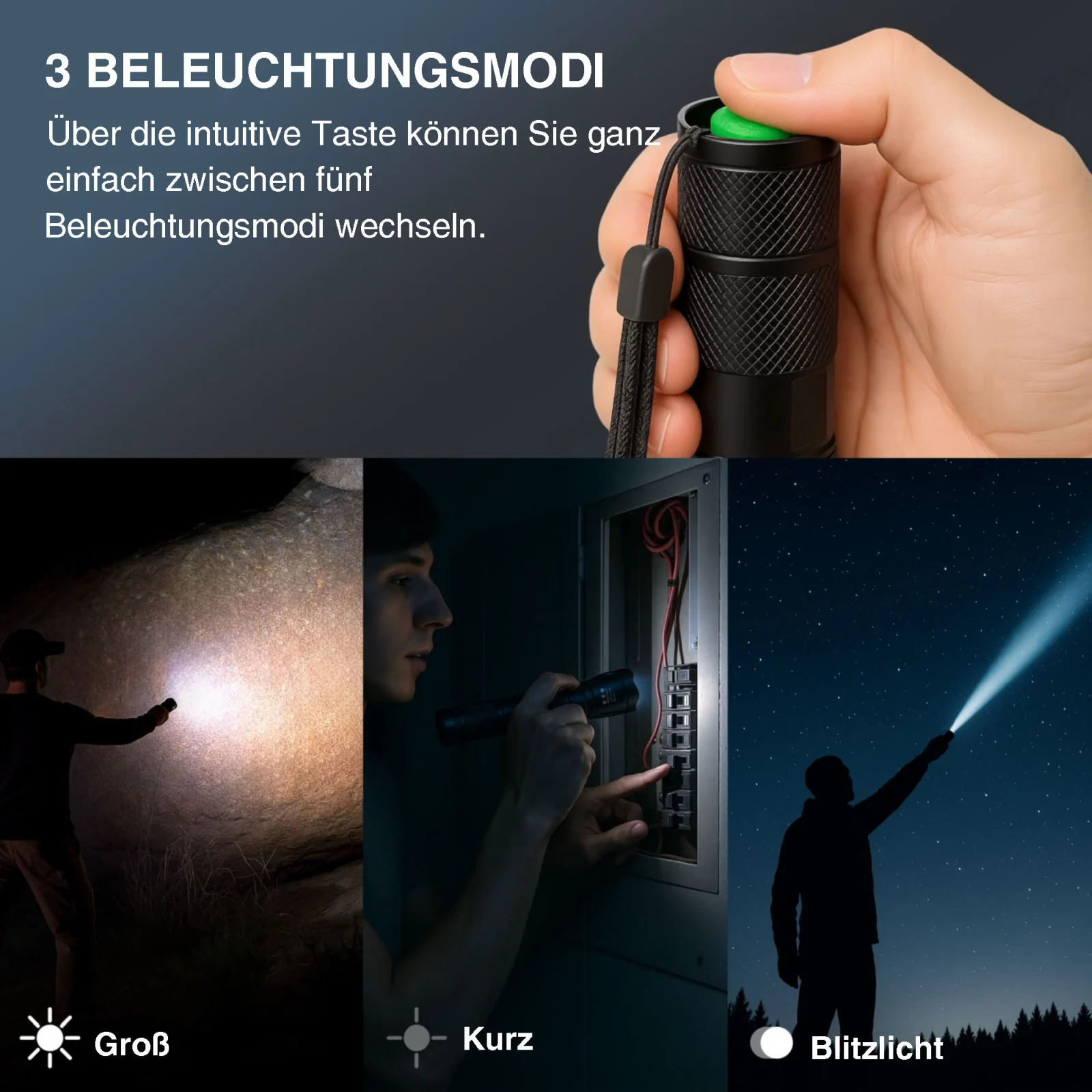 EXTRALINK FLASHLIGHT EFL-1008 10W LED 200LM BATTERIE batna24