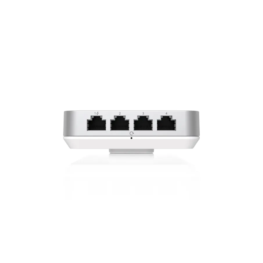 UBIQUITI U6-IW UNIFI6 IN-WALL WALL-MOUNT WIFI6 AP WITH BUILT-IN GBE POE SWITCH