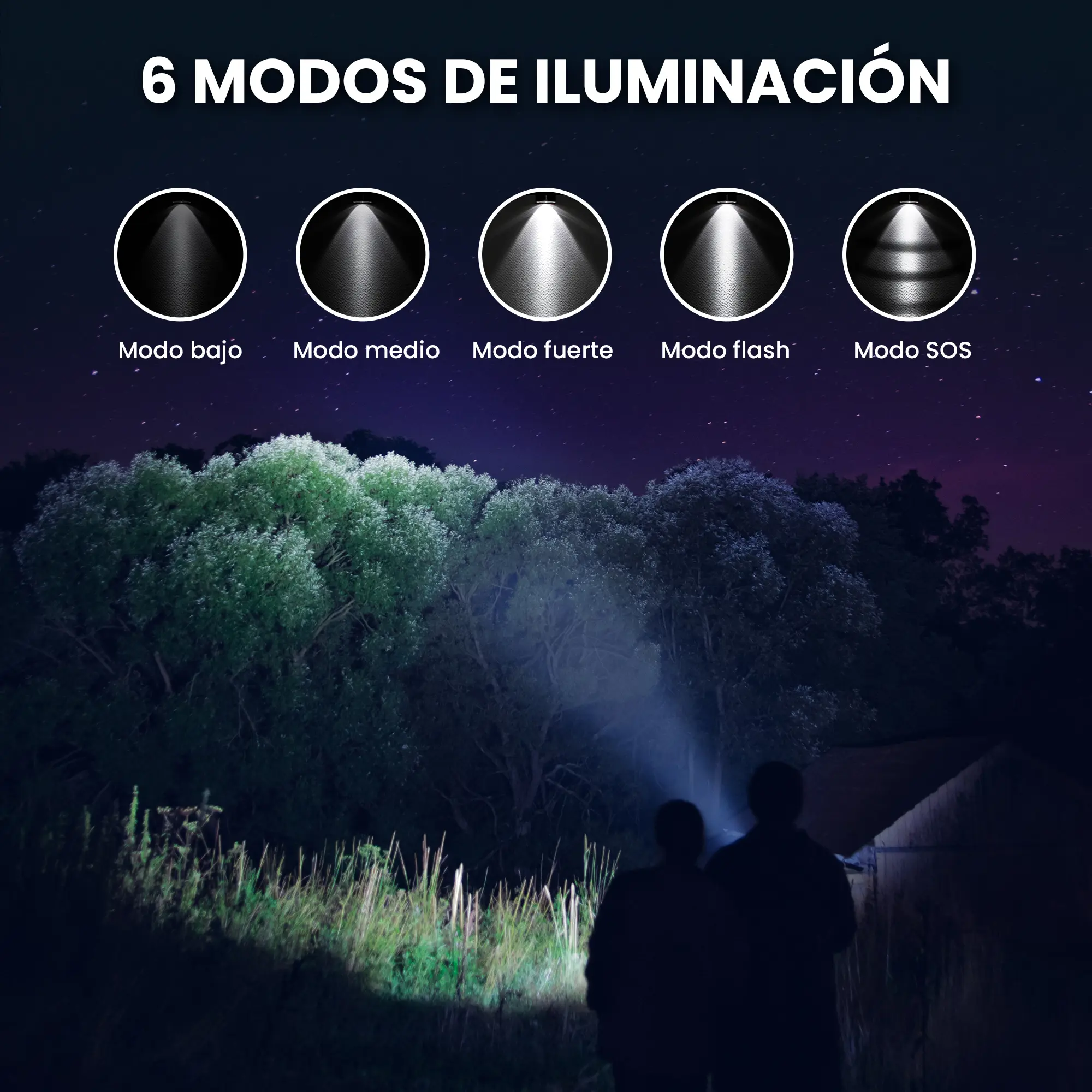EXTRALINK FLASHLIGHT LED XHP50 1000LM BATERÍA RECARGABLE batna24