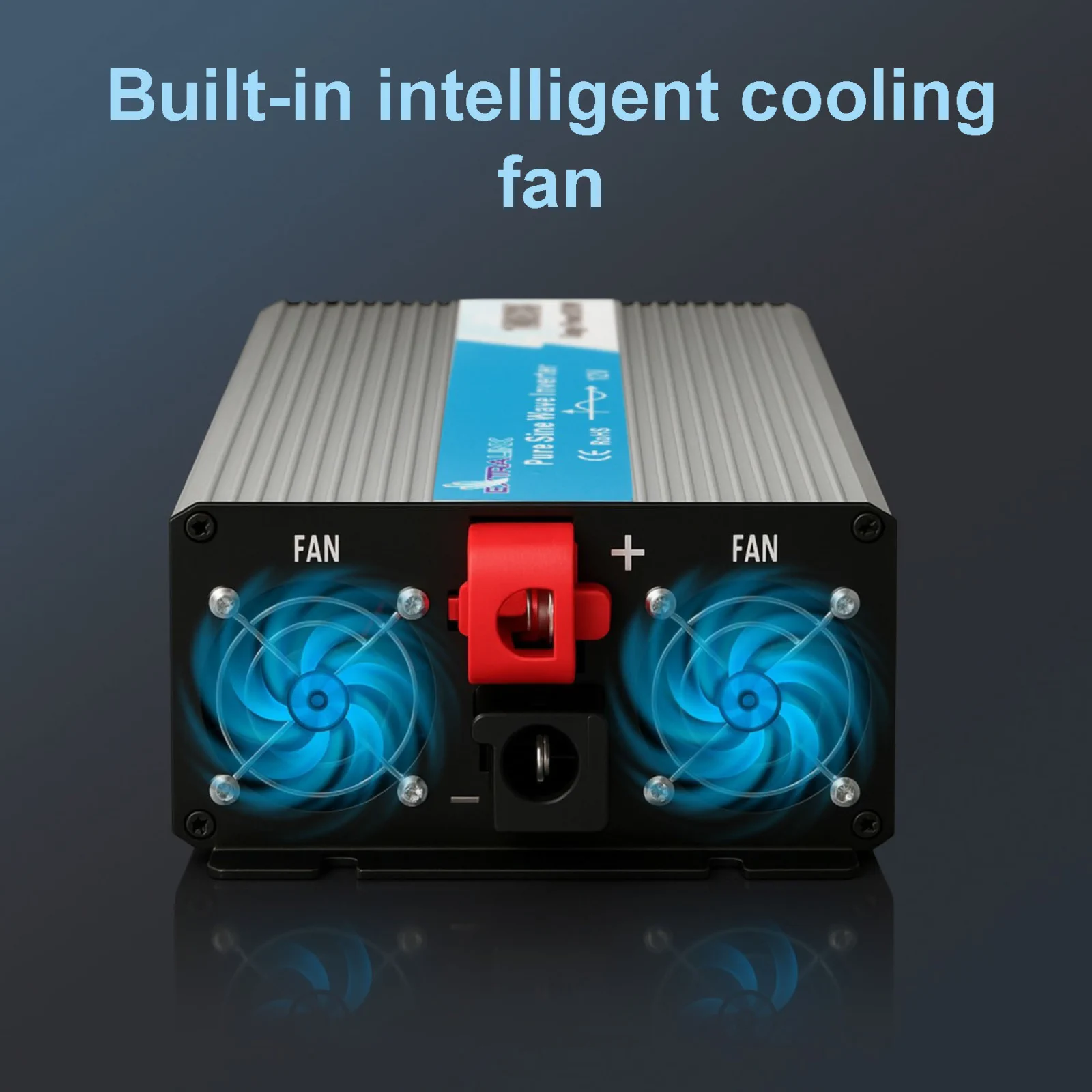 EXTRALINK VOLTAGE CONVERTER 12V - 230V, 1500W, PURE SINUS OPIP-1500W