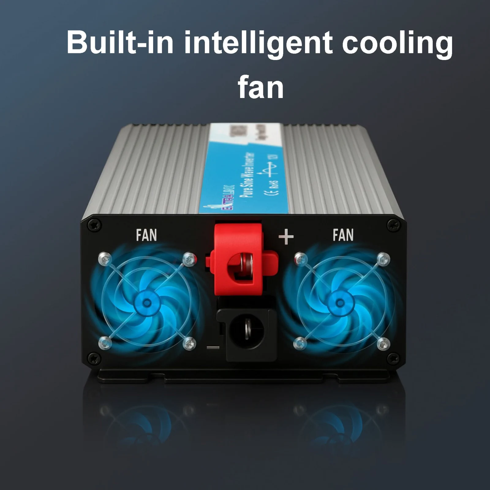 CONVERTIDOR DE TENSIÓN EXTRALINK 12V - 230V, 2000W, SINUSOIDAL PURO OPIP-2000W