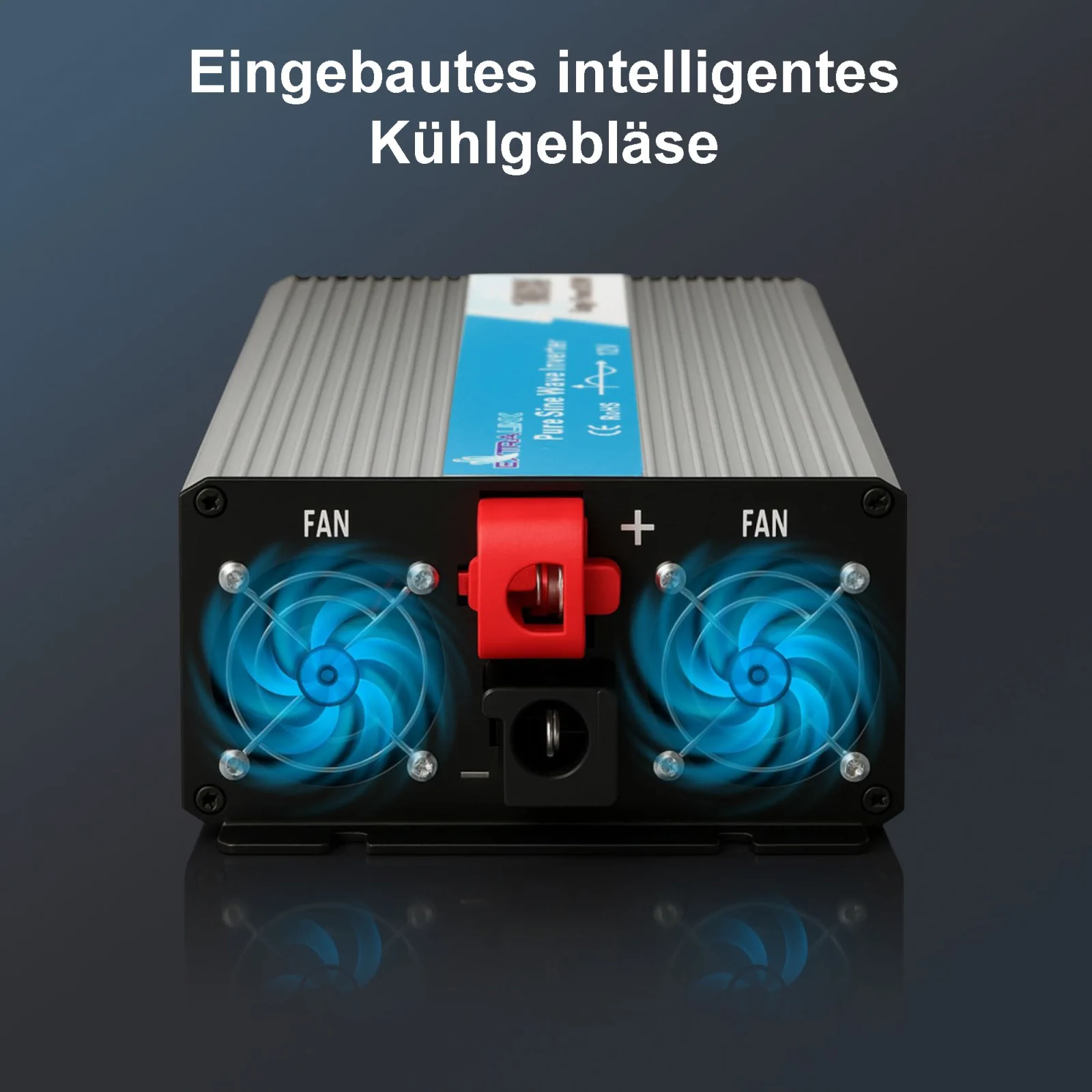 EXTRALINK SPANNUNGSWANDLER 12V - 230V, 2000W, REINER SINUS OPIP-2000W