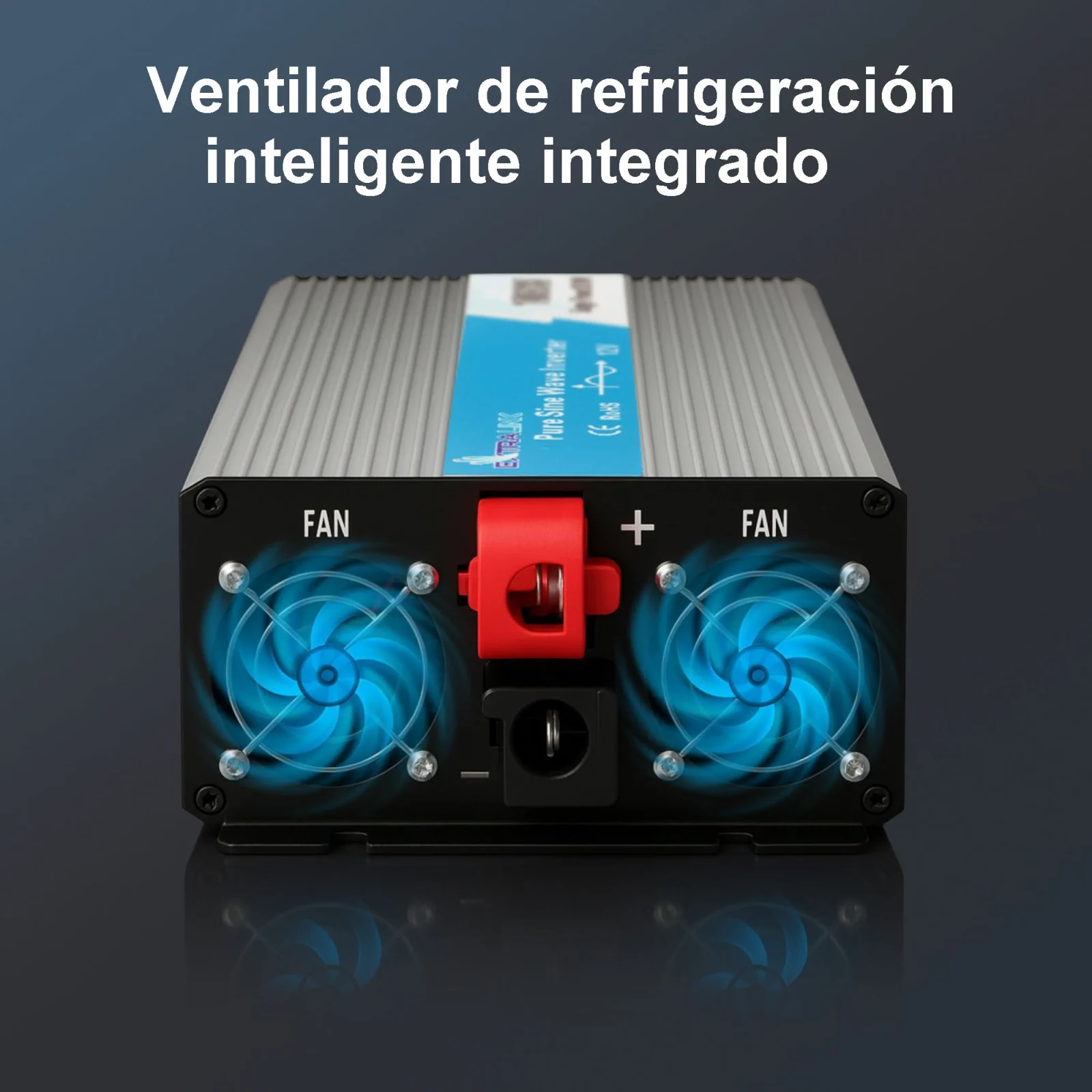 CONVERTIDOR DE TENSIÓN EXTRALINK 12V - 230V, 2000W, SINUSOIDAL PURO OPIP-2000W
