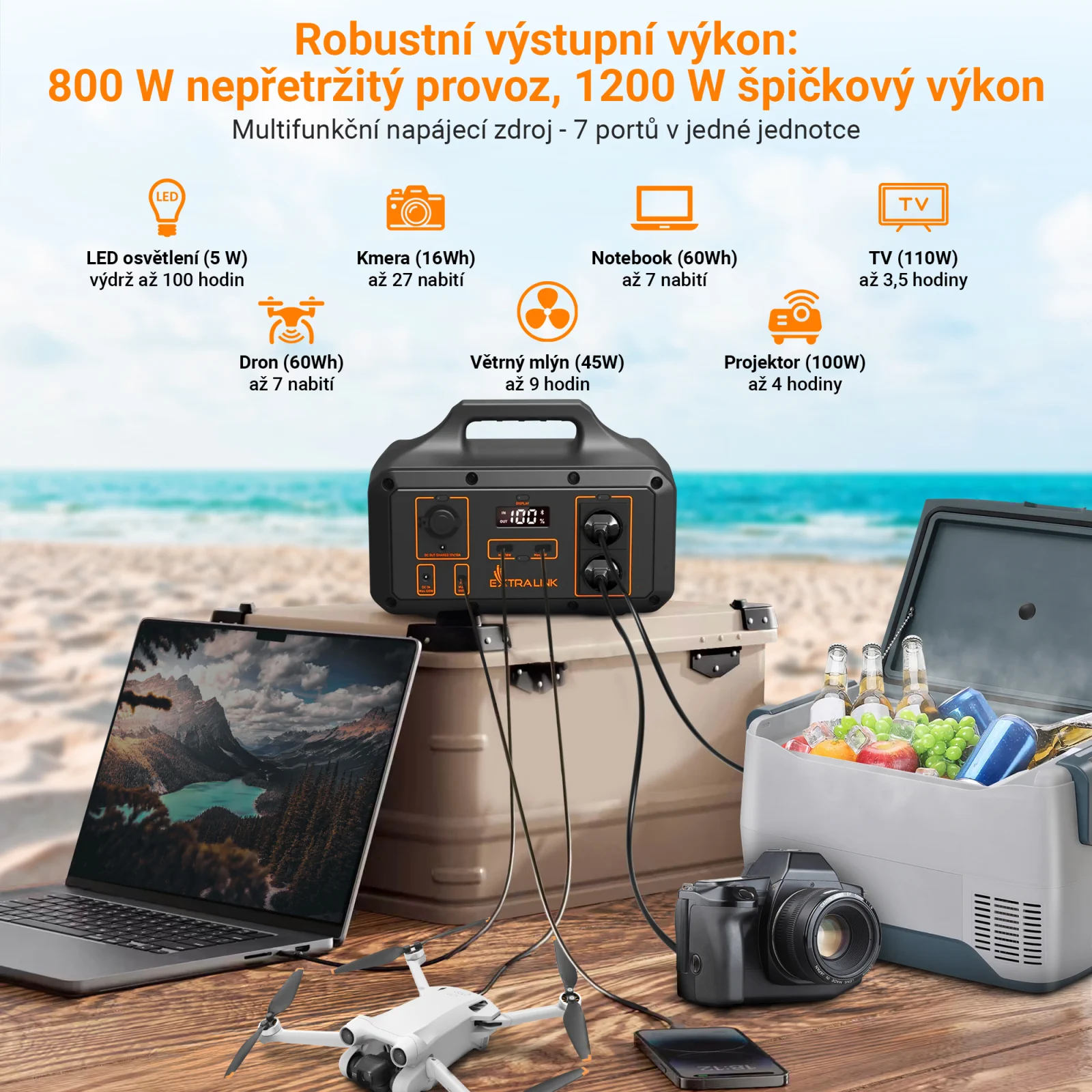 Nap&aacute;jec&iacute; stanice Extralink Power Ranger EPS-S500S
