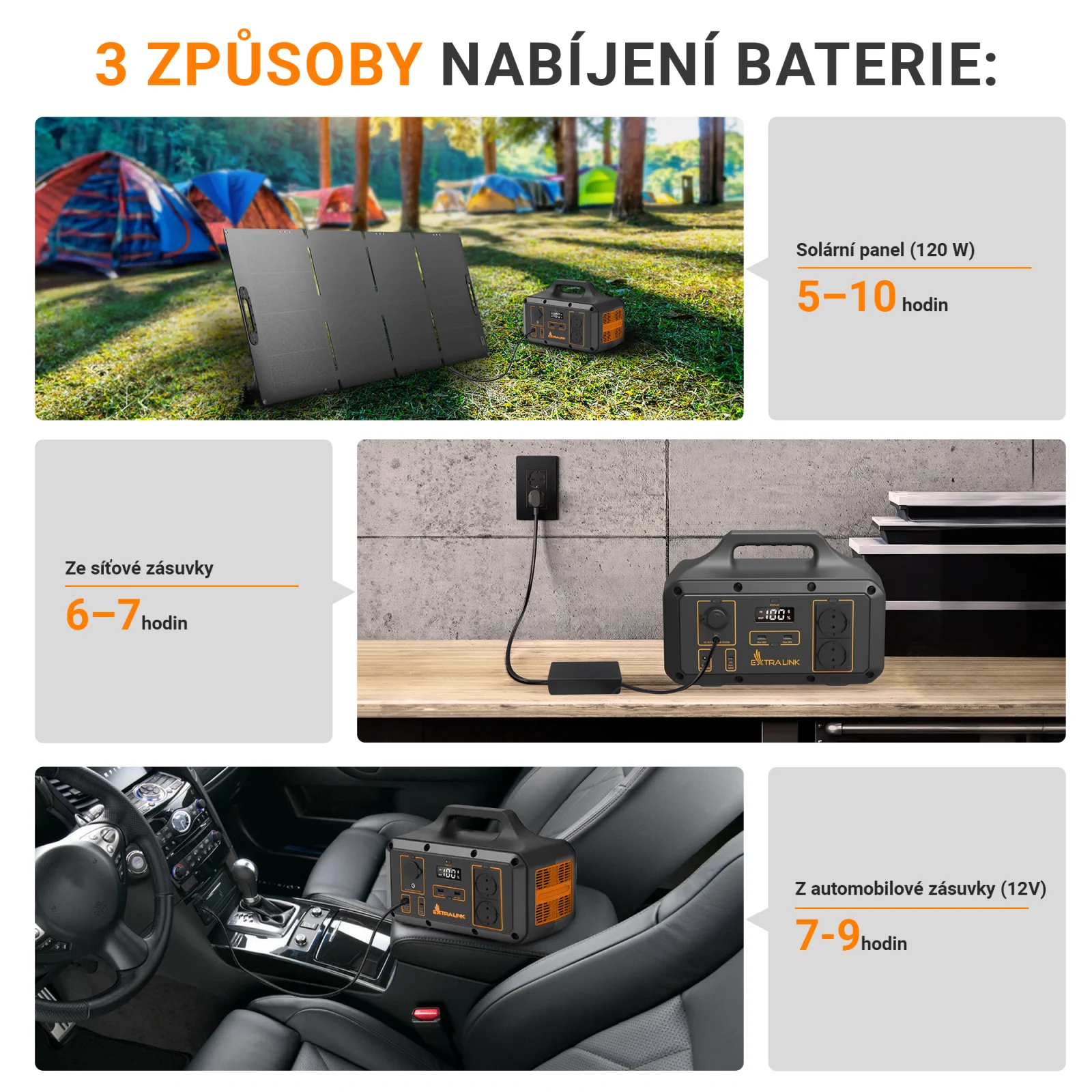 Nap&aacute;jec&iacute; stanice Extralink Power Ranger EPS-S500S