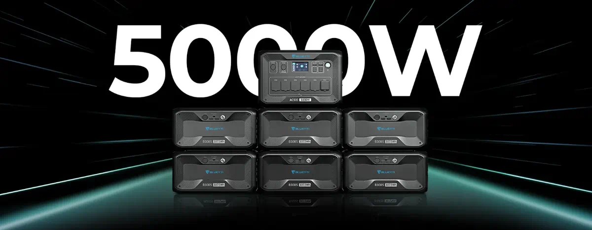 BLUETTI AC500 POWER STATION B300S BATERÍA DE RESPALDO batna24