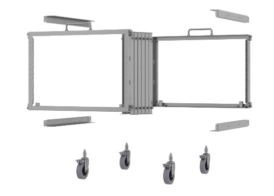 UBIQUITI U-RACK-6U-TL UNIFI OPEN FRAME 6U MOBILE RACK, TOOL LESS