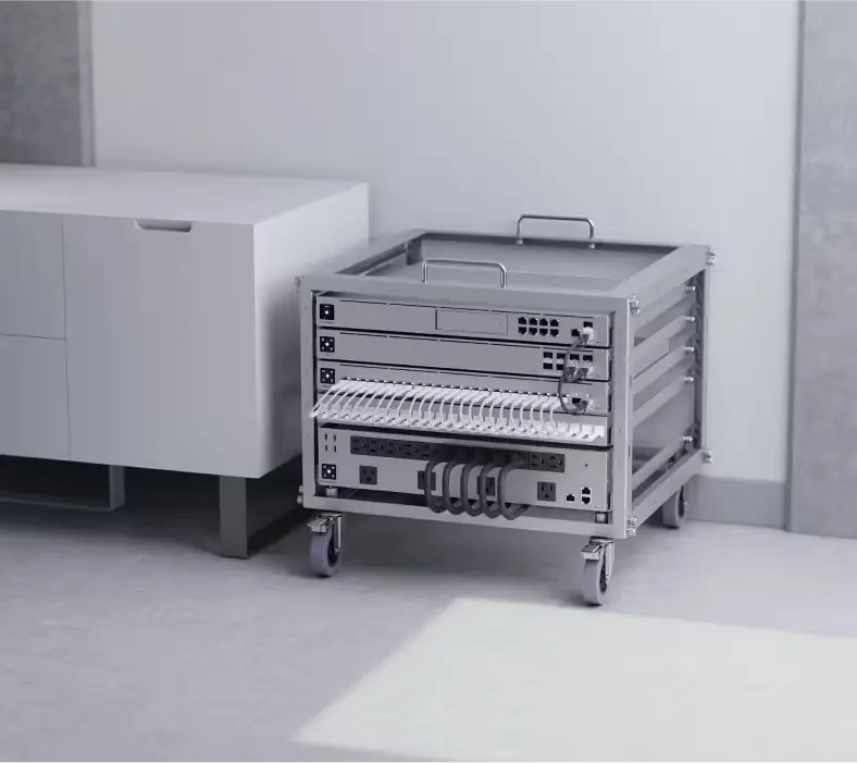 UBIQUITI U-RACK-6U-TL UNIFI OPEN FRAME 6U MOBILE RACK, TOOL LESS