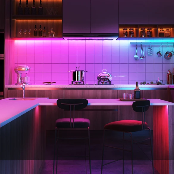 GOVEE H618A RGBIC BASIC WI-FI BLUETOOTH LED STRIP LIGHTS (5 METROS) batna24