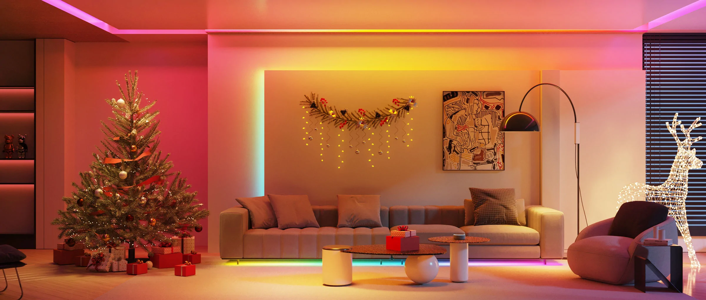 GOVEE H61E1 16.4FT RGBICW LED STRIP LIGHTS (5 METER) batna24