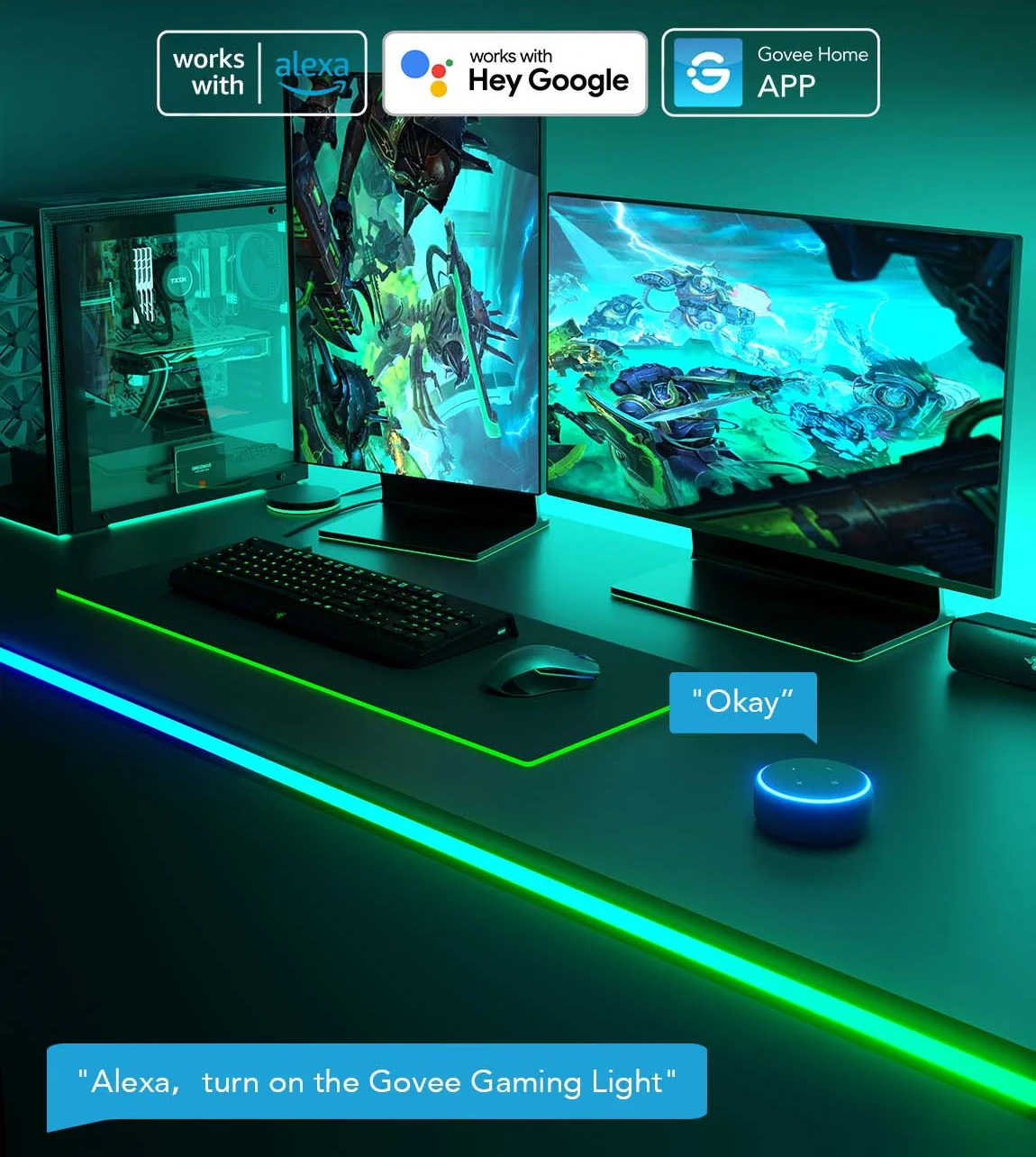 GOVEE H61C3 NEON GAMING TABLE LIGHT batna24