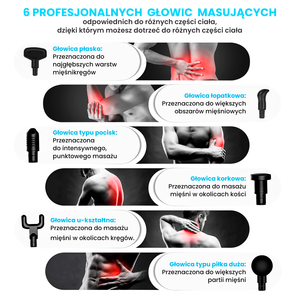 Pistola de masaje Extralink Lite