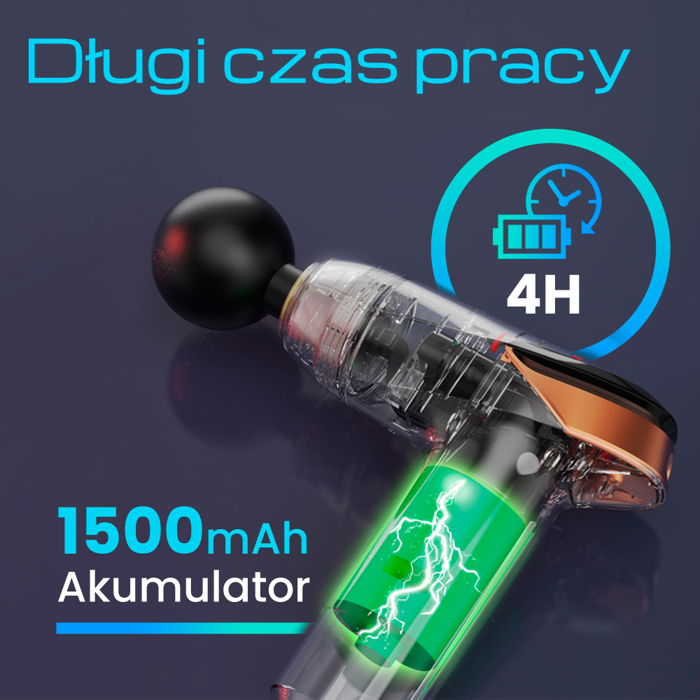 Pistola de masaje Extralink Lite