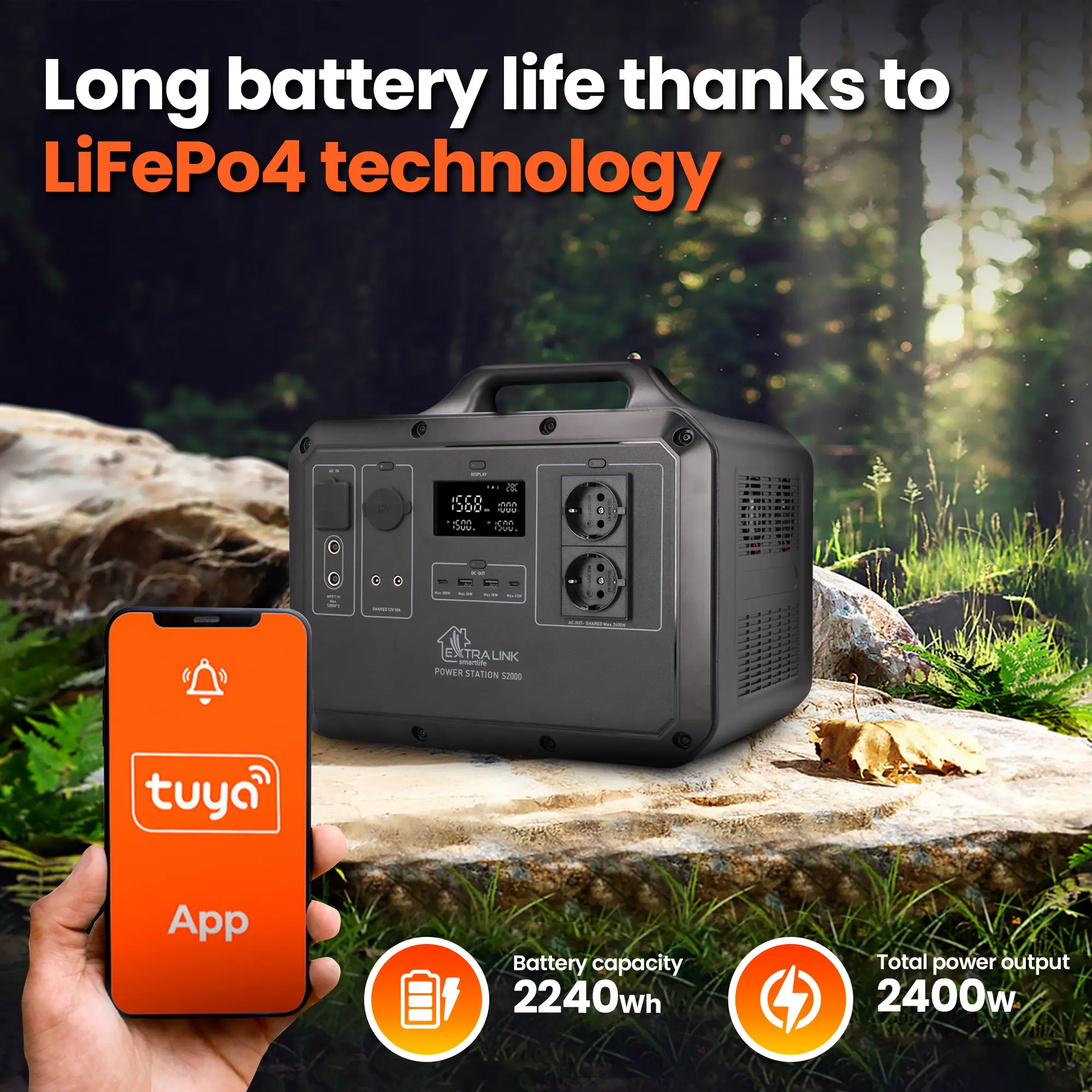 EXTRALINK EPS-S1000S 1021 WH POWER STATION