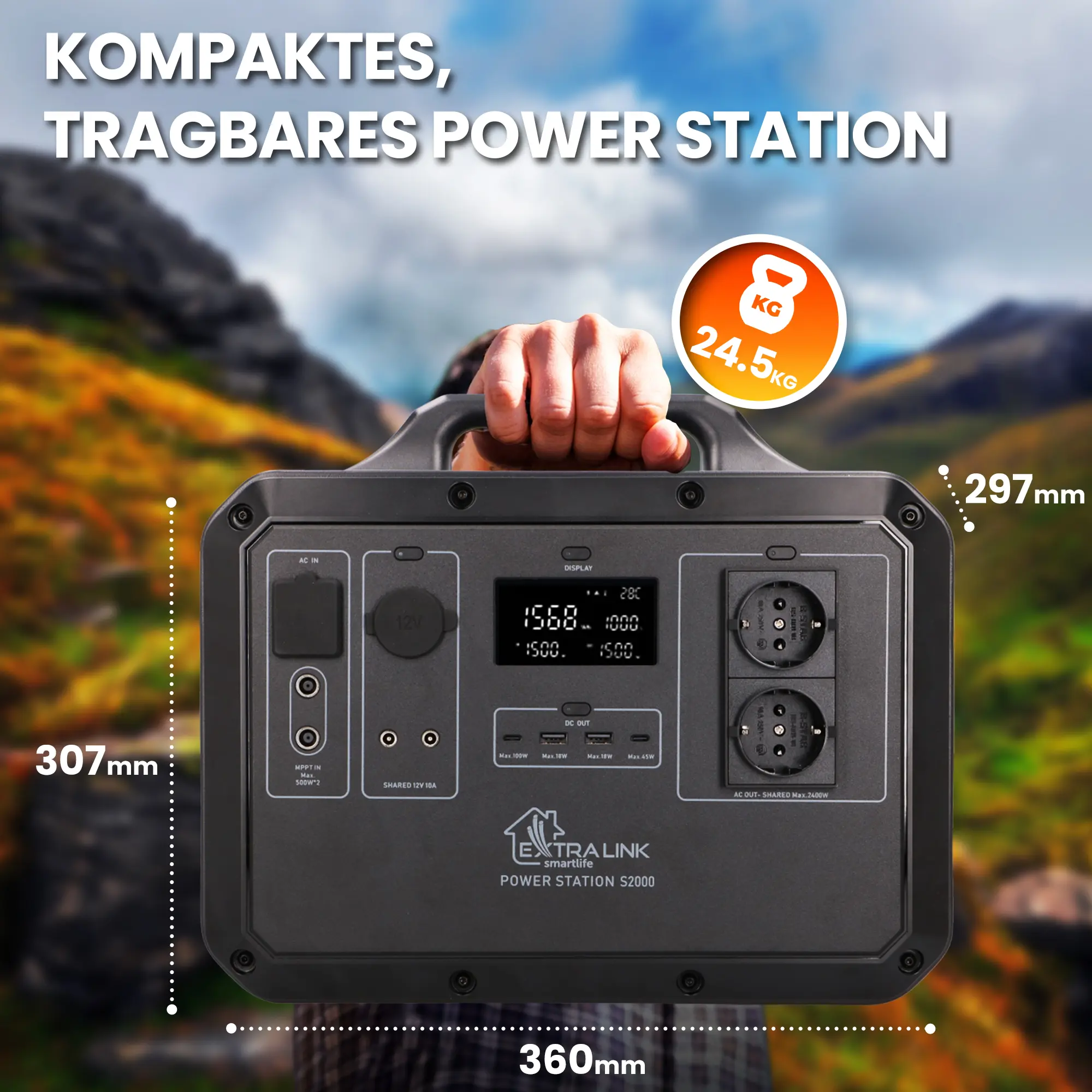 EXTRALINK EPS-S1000S 1021 WH KRAFTWERK