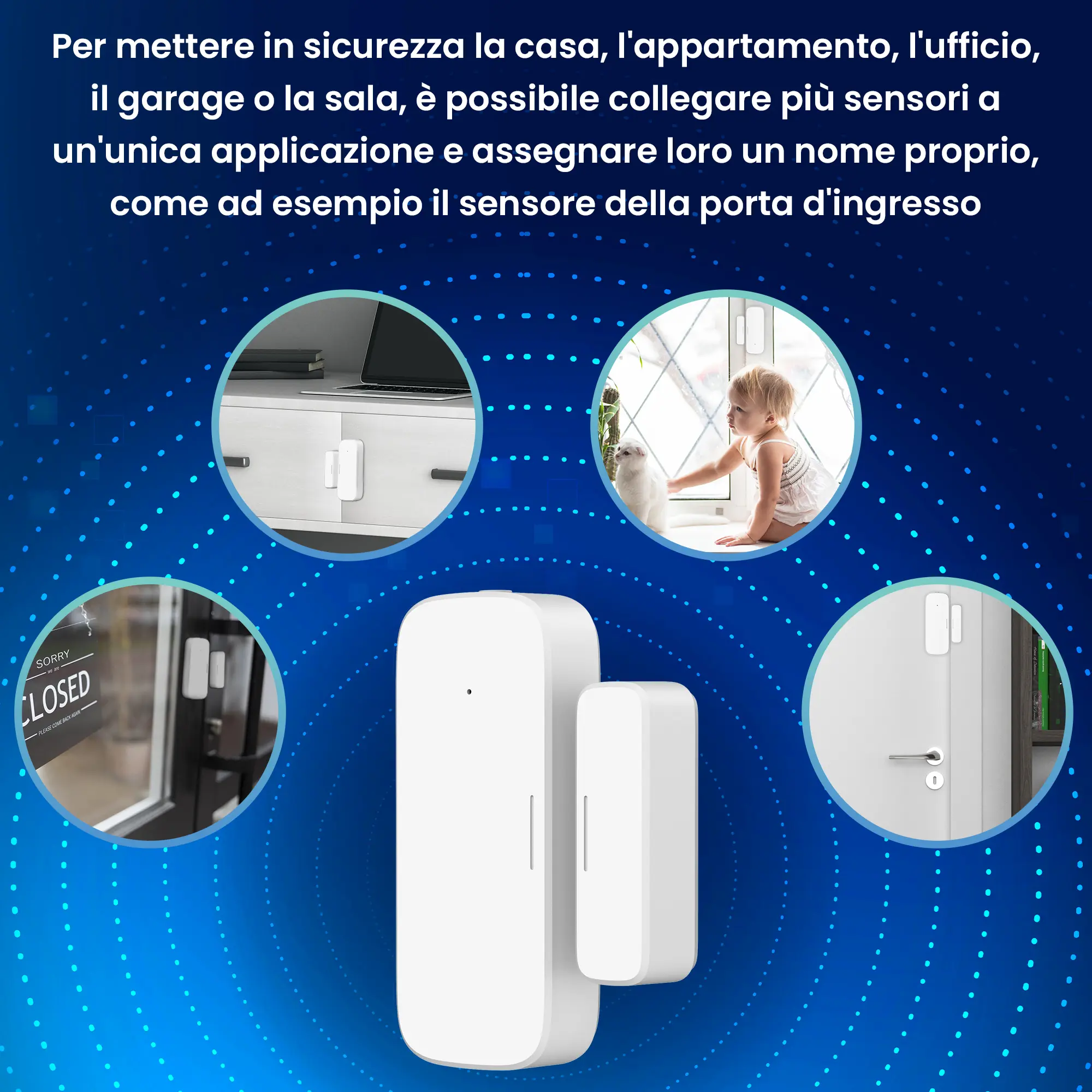 SENSORE PER PORTE E FINESTRE EXTRALINK SMART LIFE