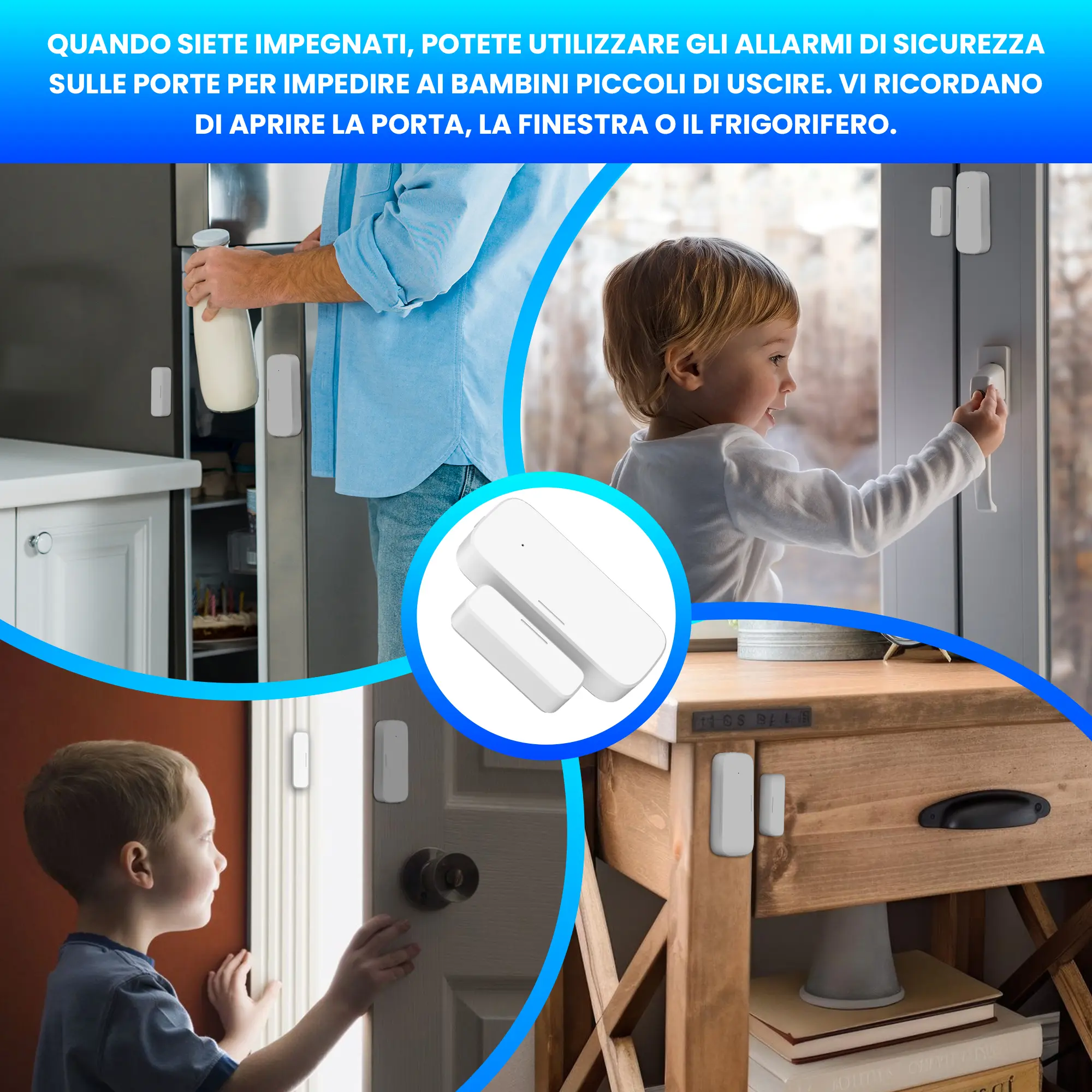 SENSORE PER PORTE E FINESTRE EXTRALINK SMART LIFE