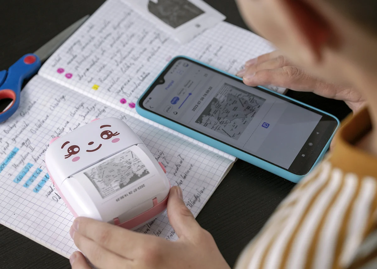 EXTRALINK EPP-001 MINI IMPRESORA PORTÁTIL AZUL batna24