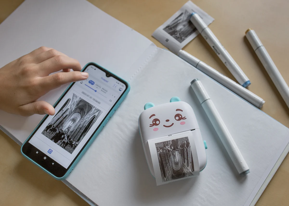 EXTRALINK EPP-001 MINI IMPRESORA PORTÁTIL AZUL batna24