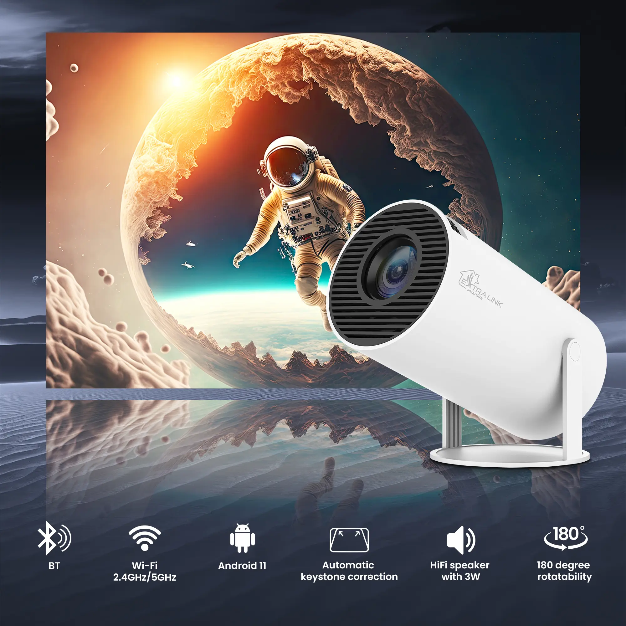 EXTRALINK SMART LIFE SMART PROJECTOR ESP-300