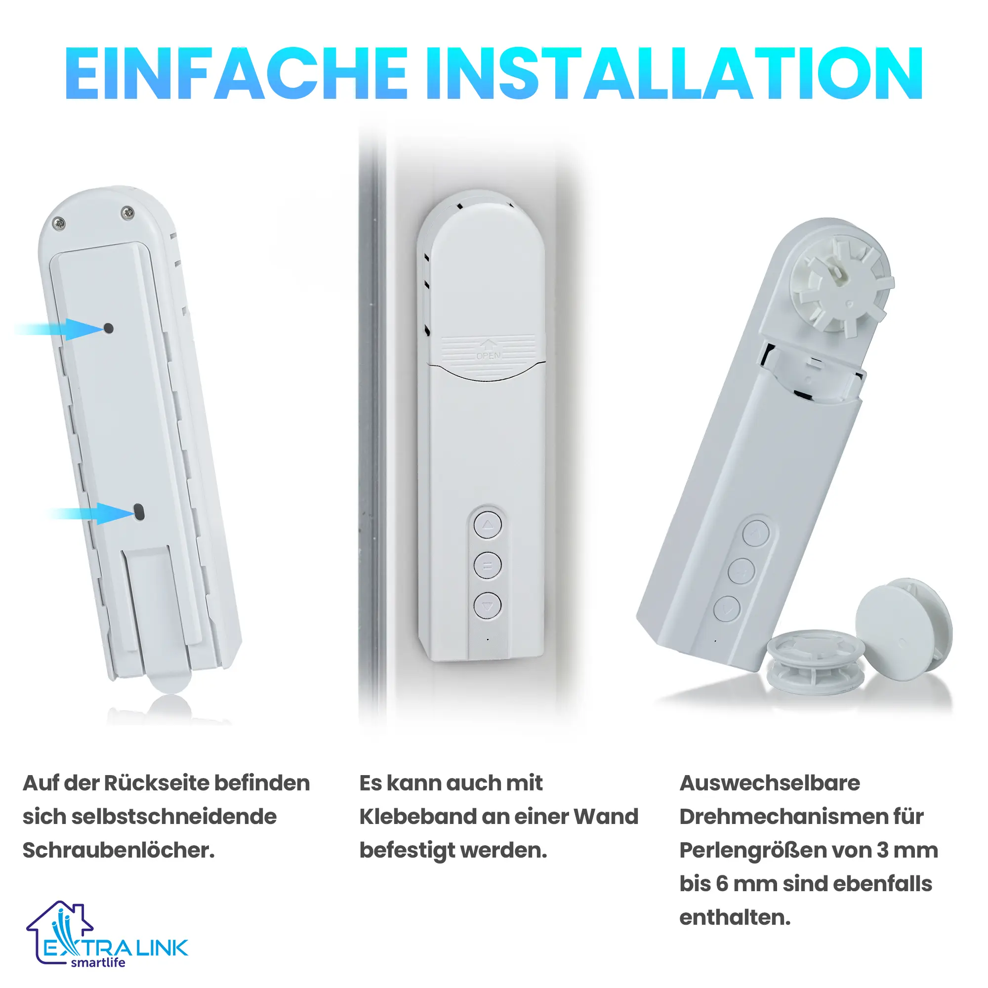 EXTRALINK SMART ROLLER BLINDS MOTOR ESH-RBM1