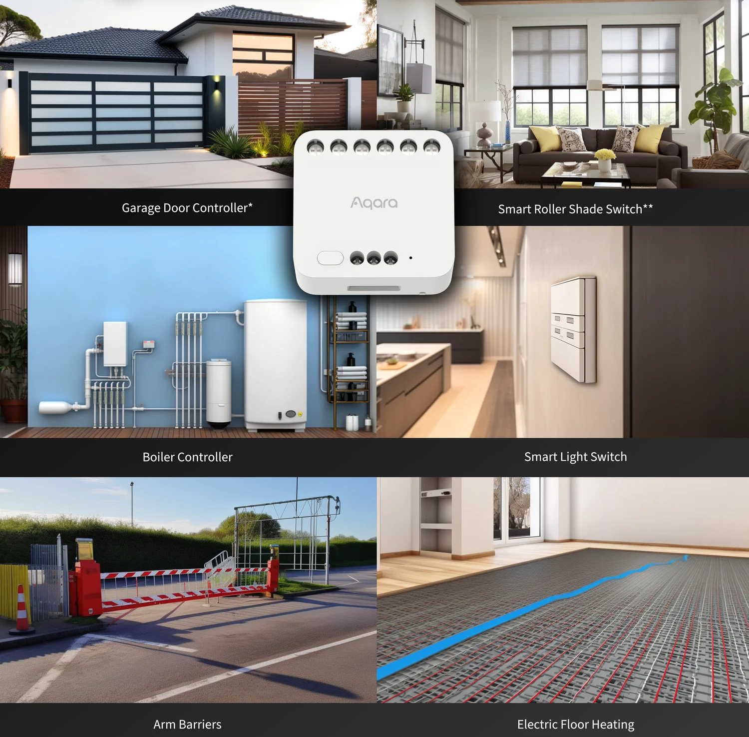 AQARA DUAL RELAY MODULE T2 DCM-K01 batna24