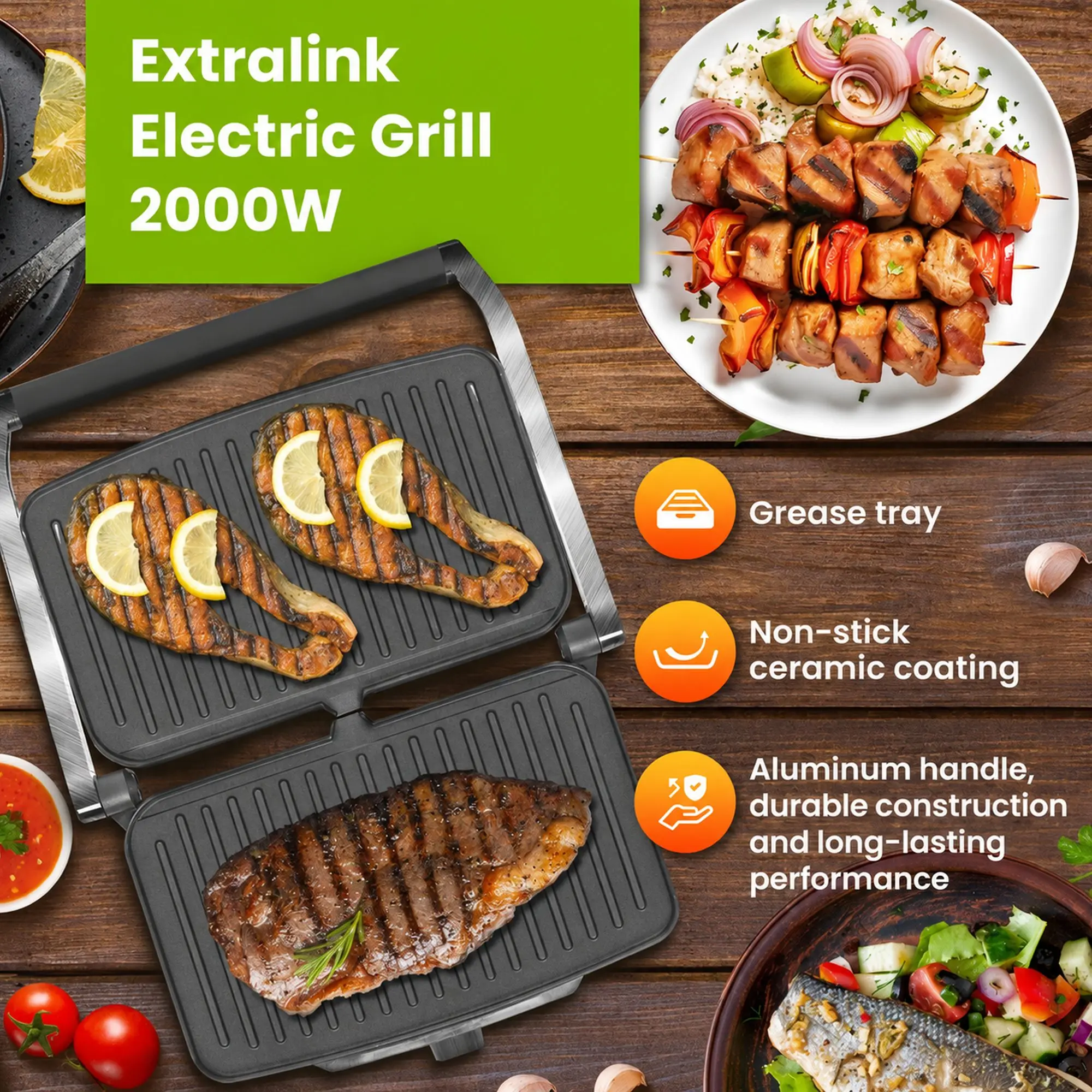 EXTRALINK ELECTRIC GRILL SJ-36