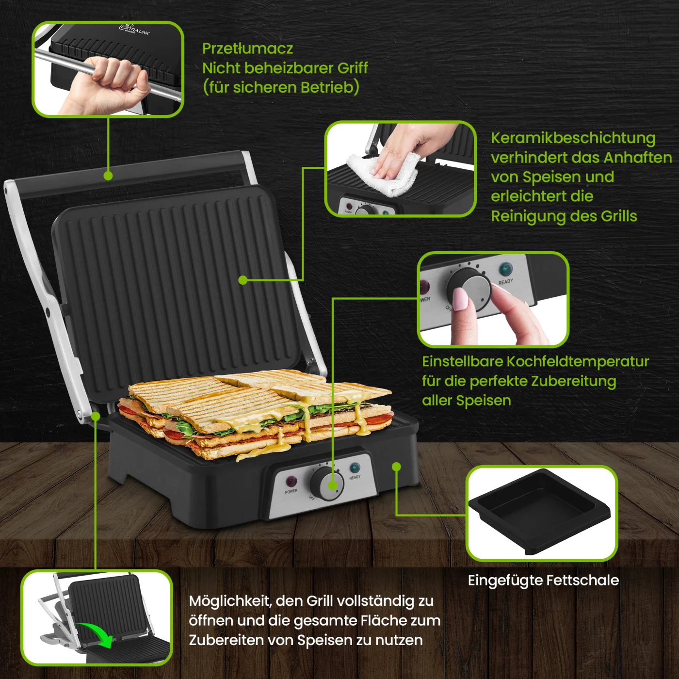 EXTRALINK ELECTRIC GRILL SJ-36