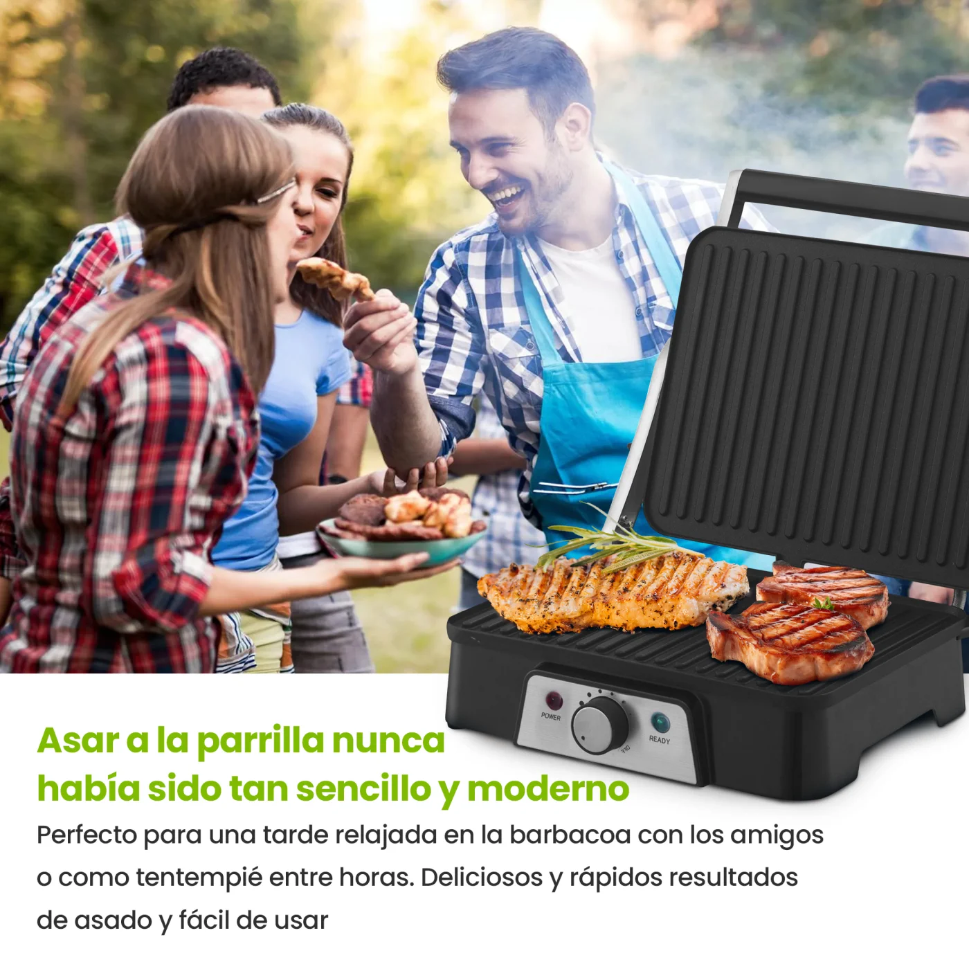 PARILLA ELÉCTRICA EXTRALINK SJ-36