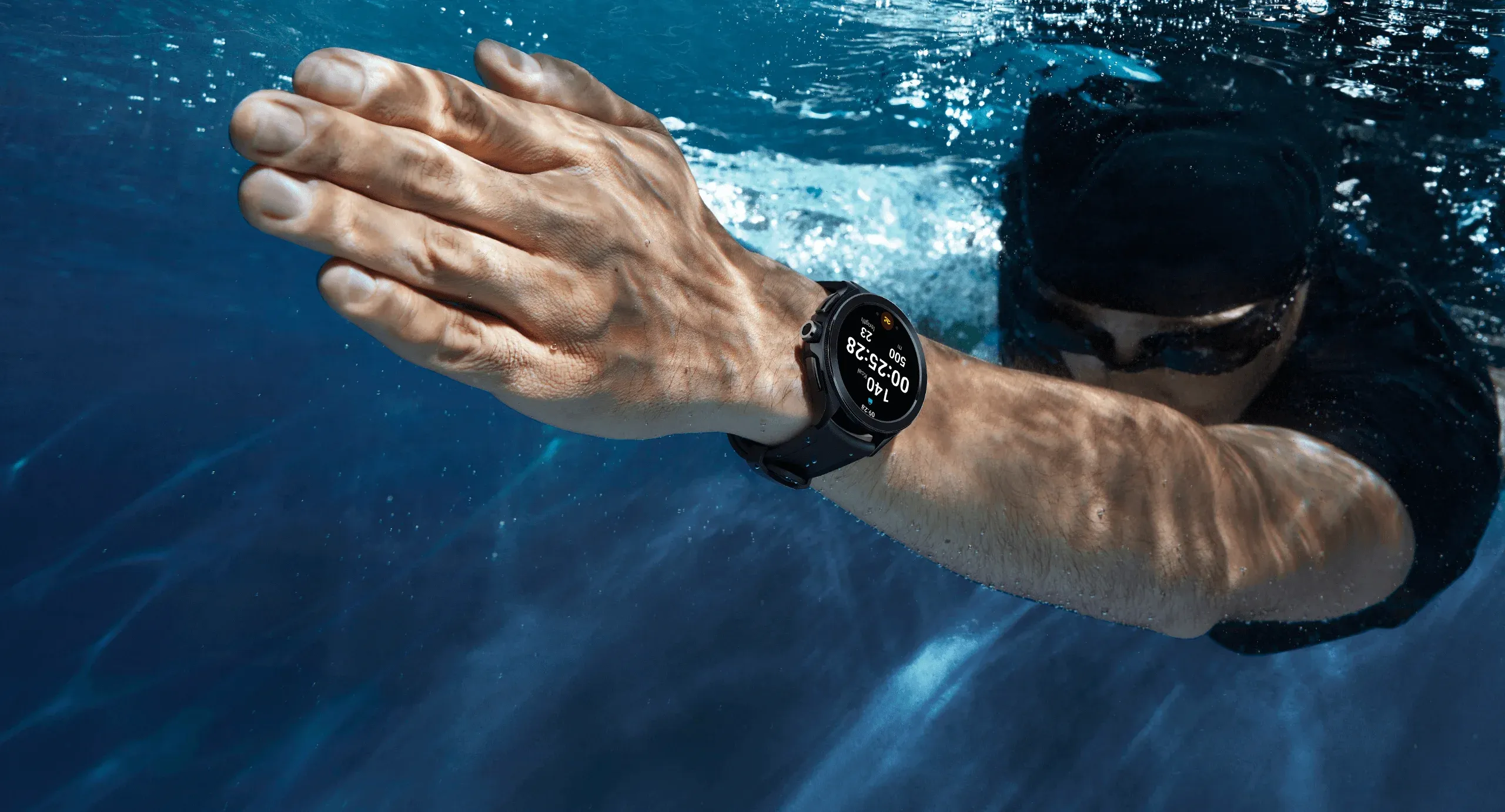 XIAOMI WATCH 2 PRO - 4G LTE SCHWARZES GEHÄUSE MIT SCHWARZEM FLUORGUMMI ARMBAND, M2233W1