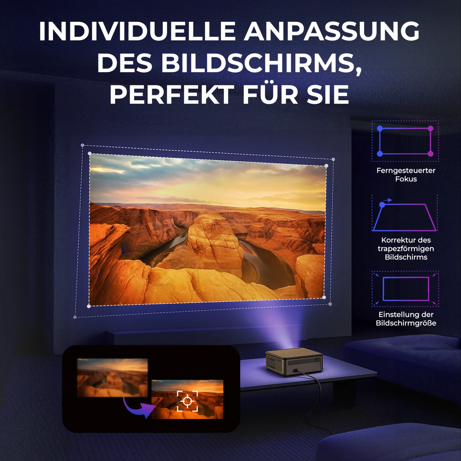 extralink vision pro Projektor für die Bildschirmanzeige