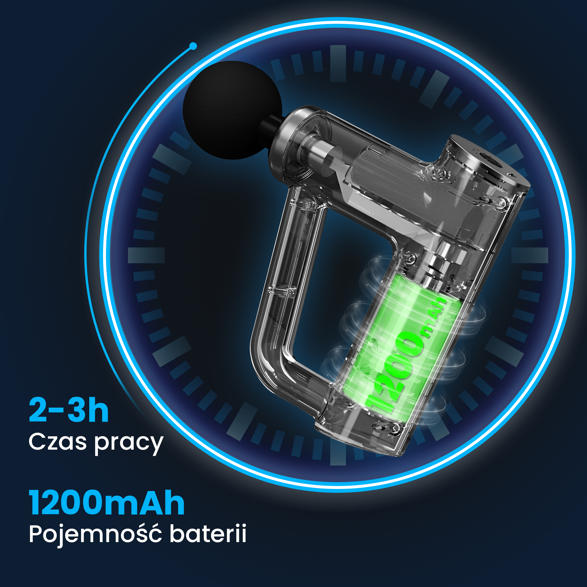 EXTRALINK MASSAGE GUN MINI BLACK