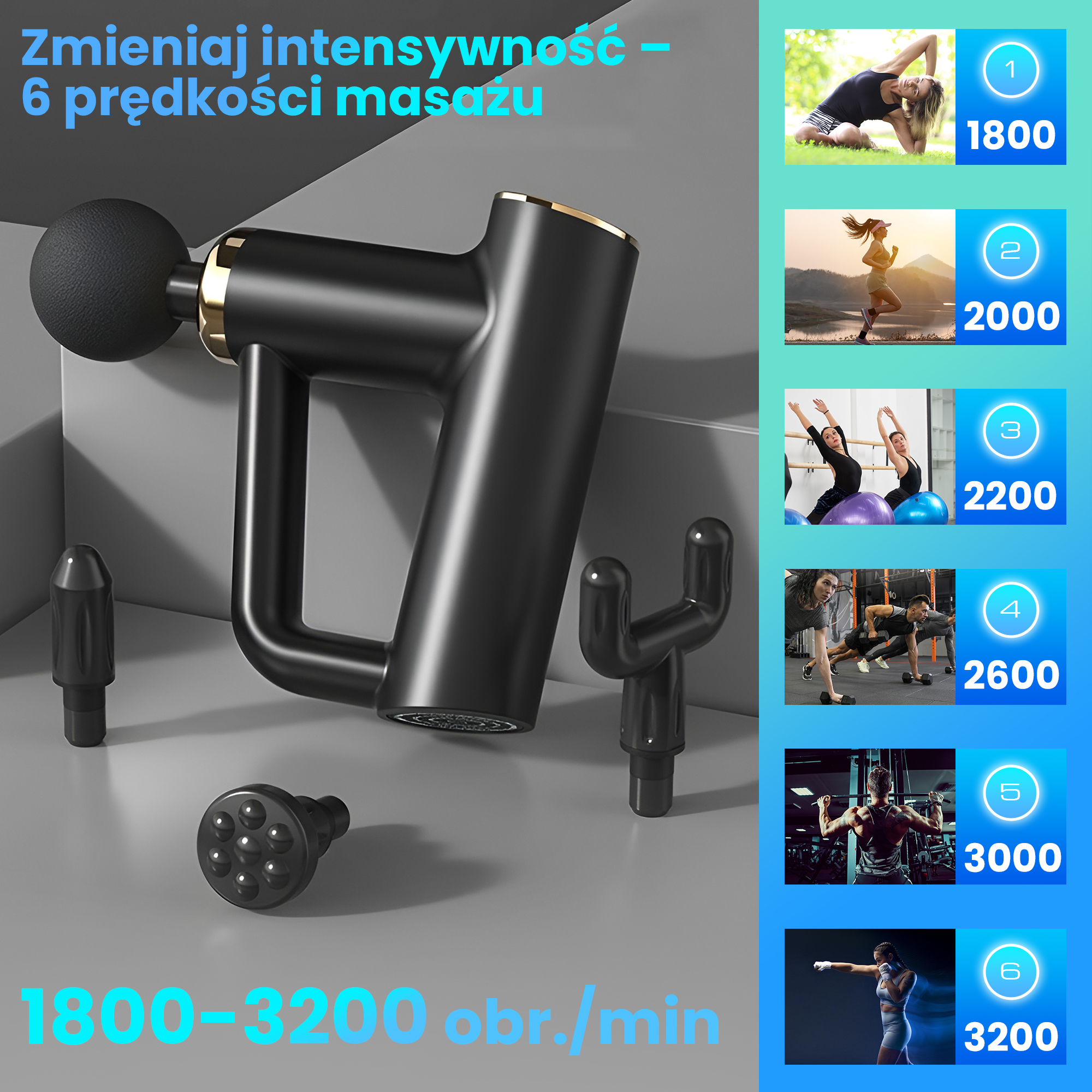 EXTRALINK MASSAGE GUN MINI BLACK