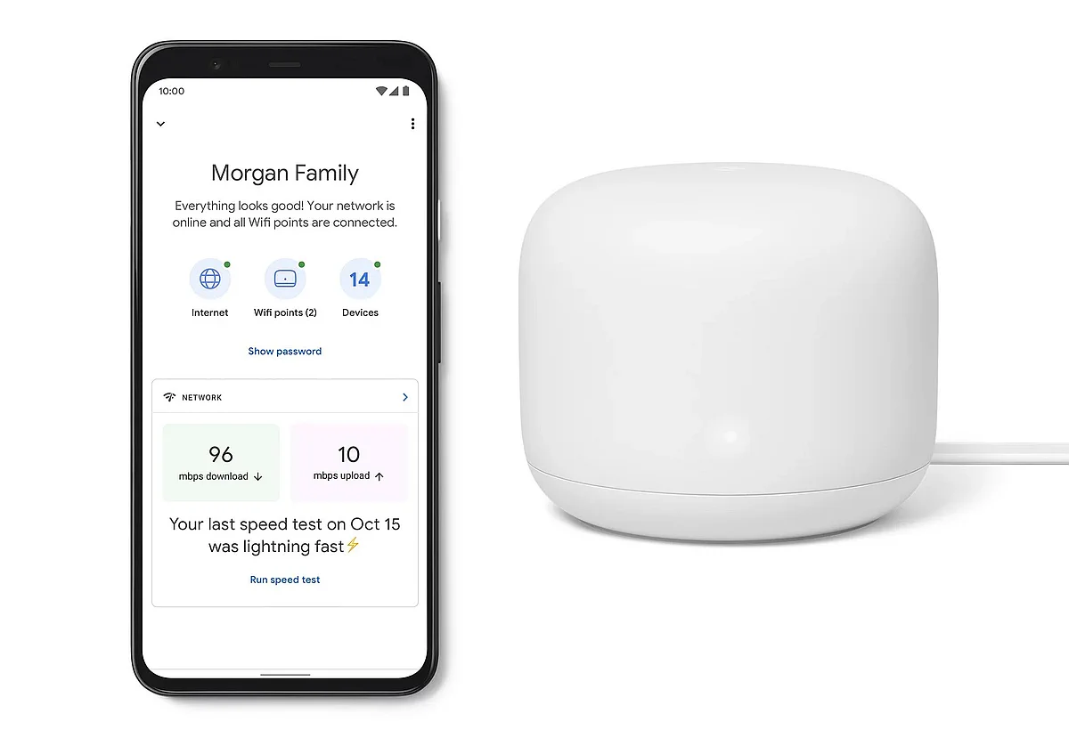 PONTO ROUTER WIFI GOOGLE NEST