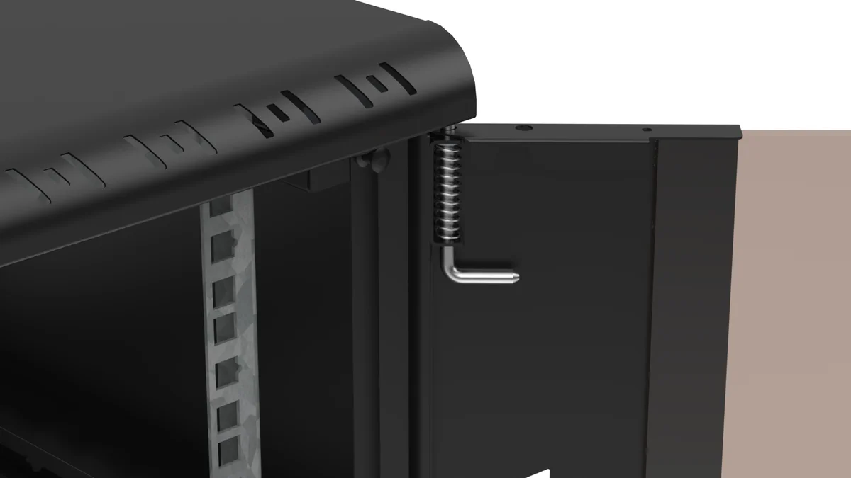 ARMARIO RACK MURAL EXTRALINK PREMIUM 6U 600X450 NEGRO