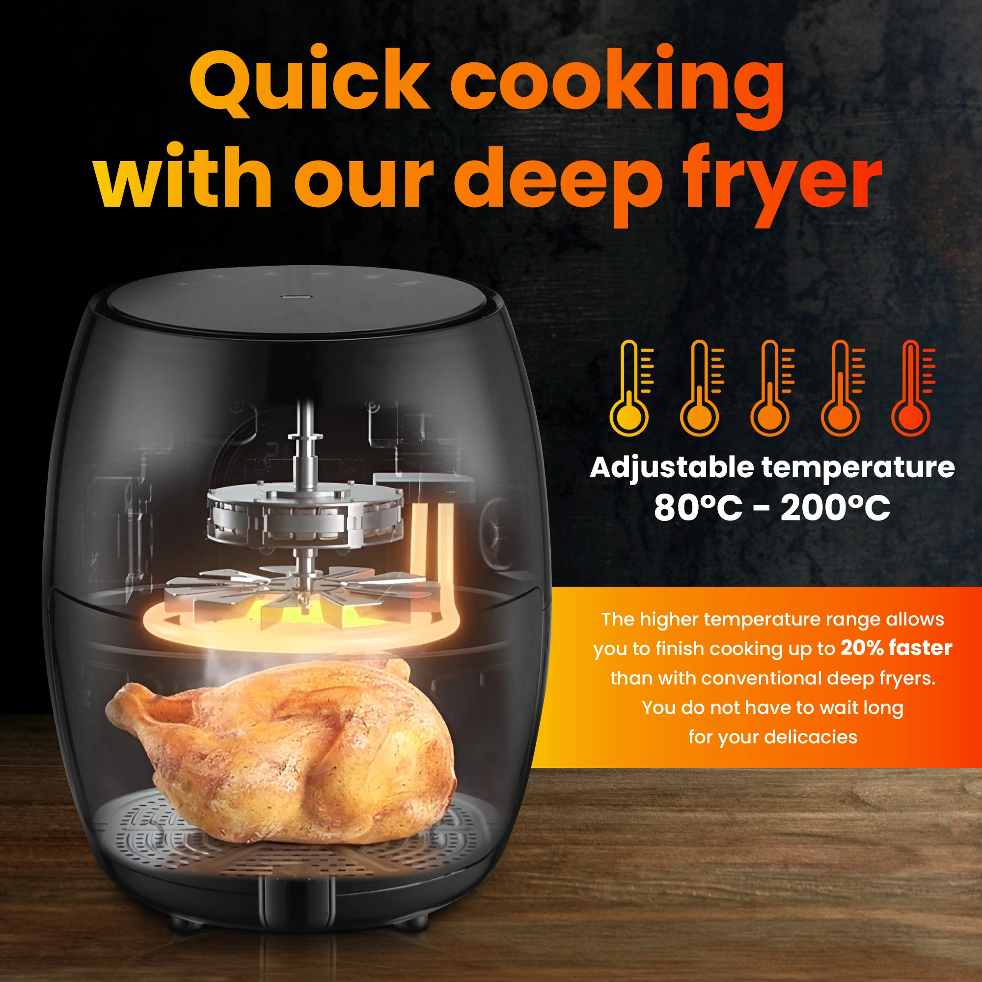 EXTRALINK HOME AIR FRYER 2L EU SJ-200