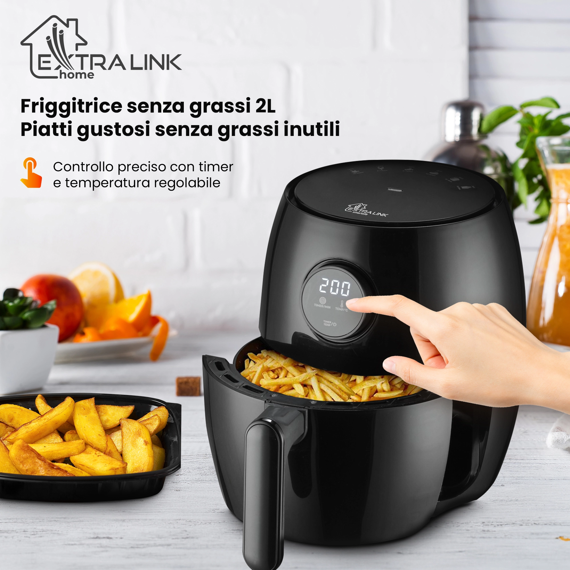 FRIGGITRICE AD ARIA EXTRALINK HOME 2L EU SJ-200