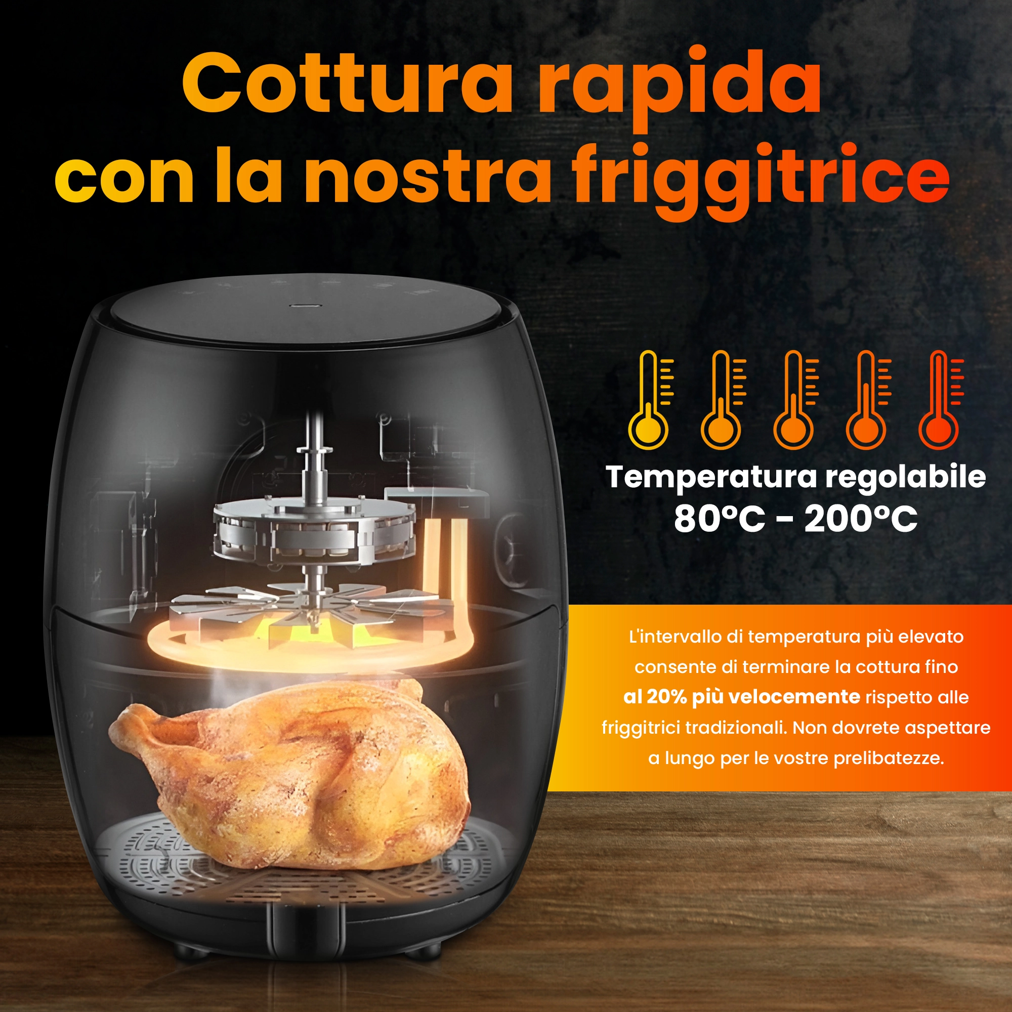 FRIGGITRICE AD ARIA EXTRALINK HOME 2L EU SJ-200