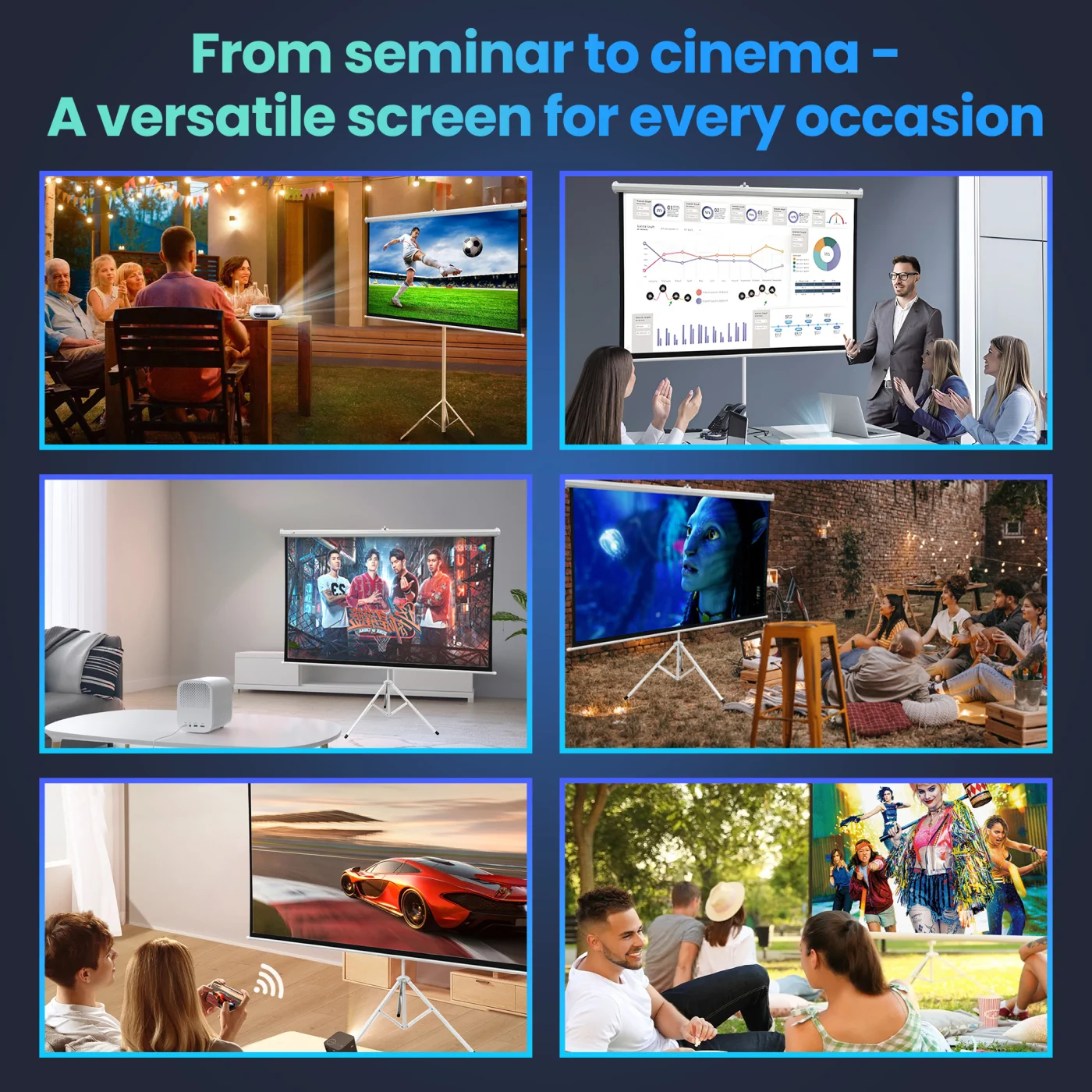 ECRÃ DE PROJECÇÃO EXTRALINK 100